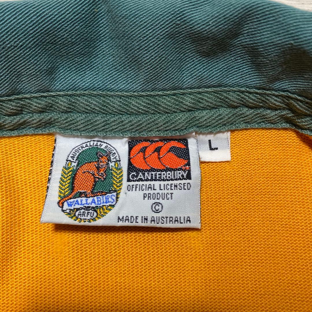 Canterbury ワラビーズ ラガーシャツ L