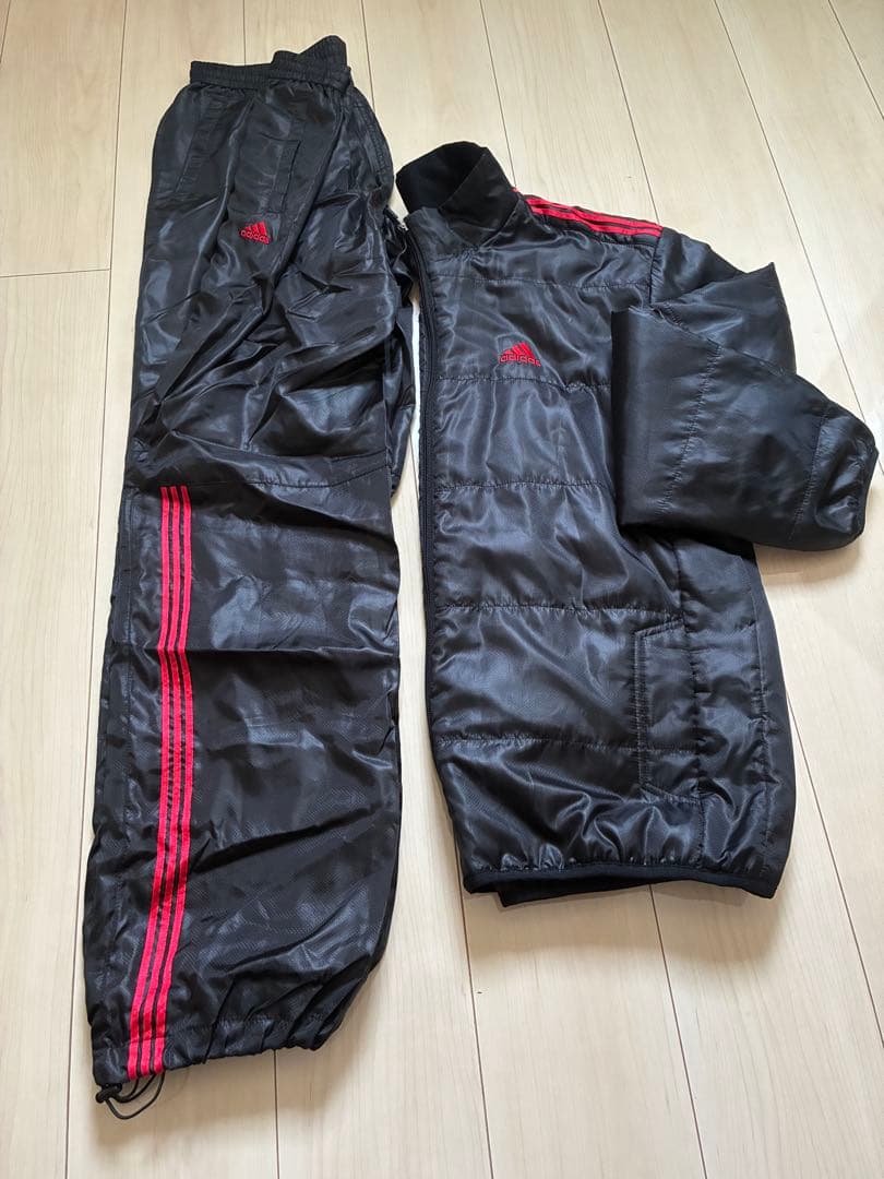 adidas 中綿ウェア 上下セット XOサイズ