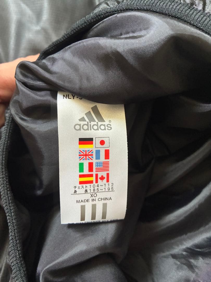 adidas 中綿ウェア 上下セット XOサイズ