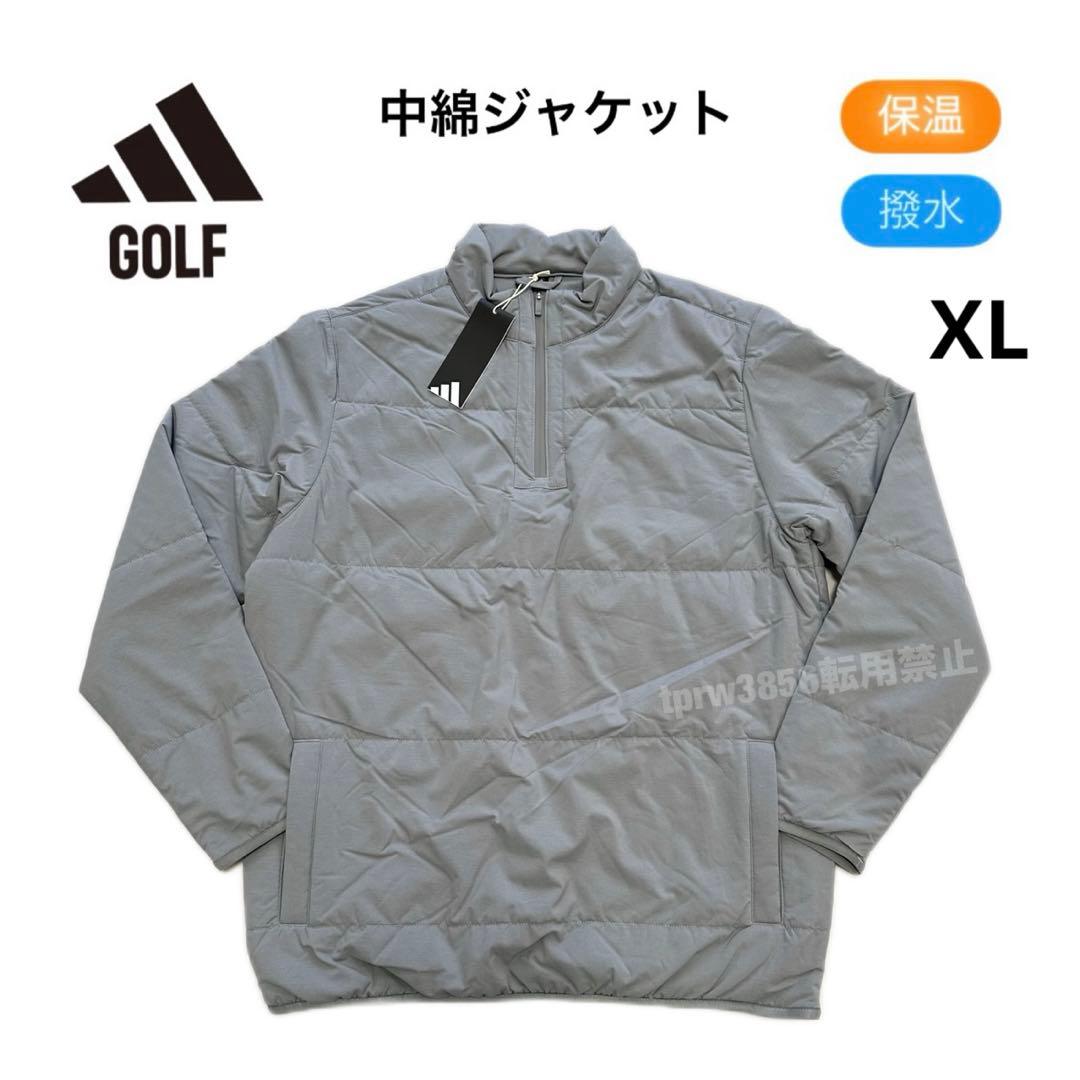 アディダス ゴルフ XL 中綿 ジャケット アウター ジャンパー グレー