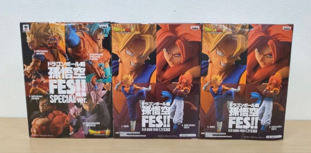 【新品未開封】ドラゴンボール超 孫悟空 FES！！ フィギュア 3点セット