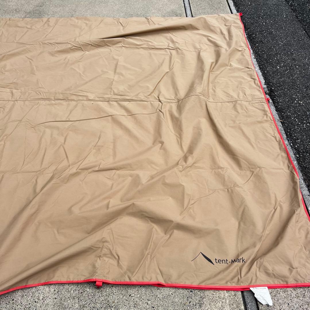 テンマクデザイン　焚火タープ　TCレクタ　難燃シート付き