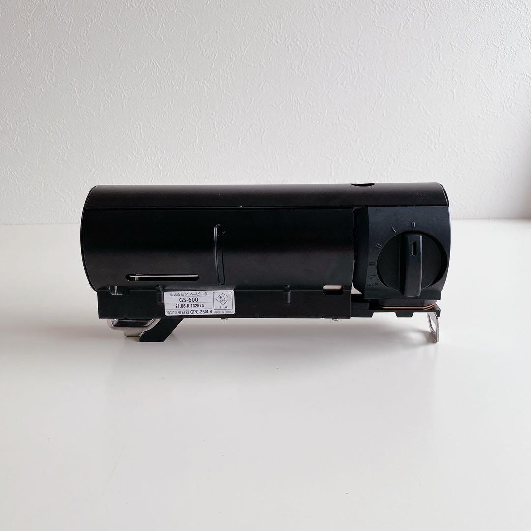 【美品】 peak &CAMPバーナー ブラック GS-600