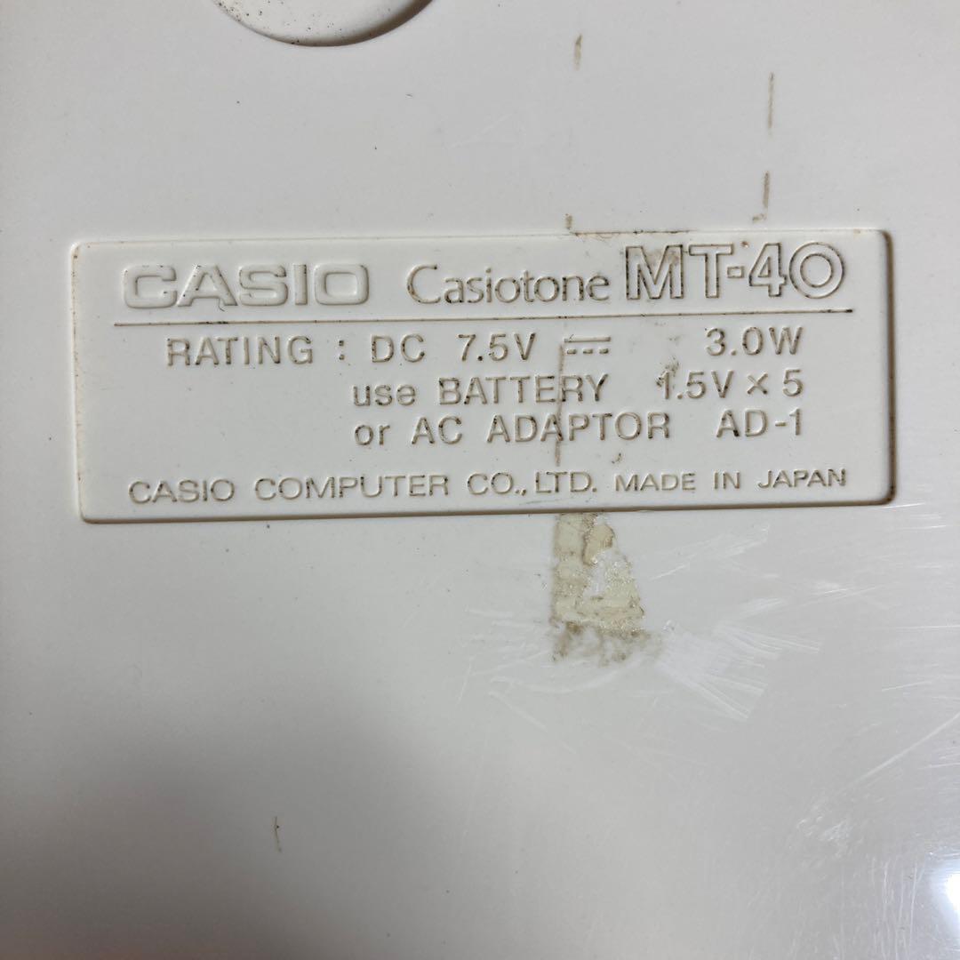 CASIO Casiotone MT-40 キーボード