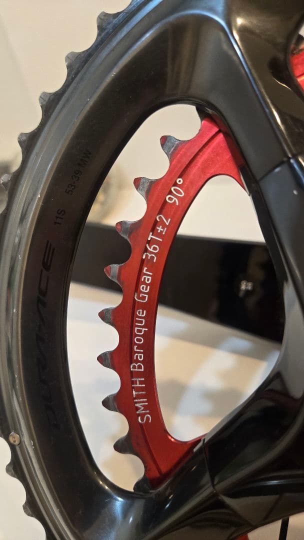 【値引き中‼️】DURA-ACE 91系53/36 90°楕円ギア 175mm