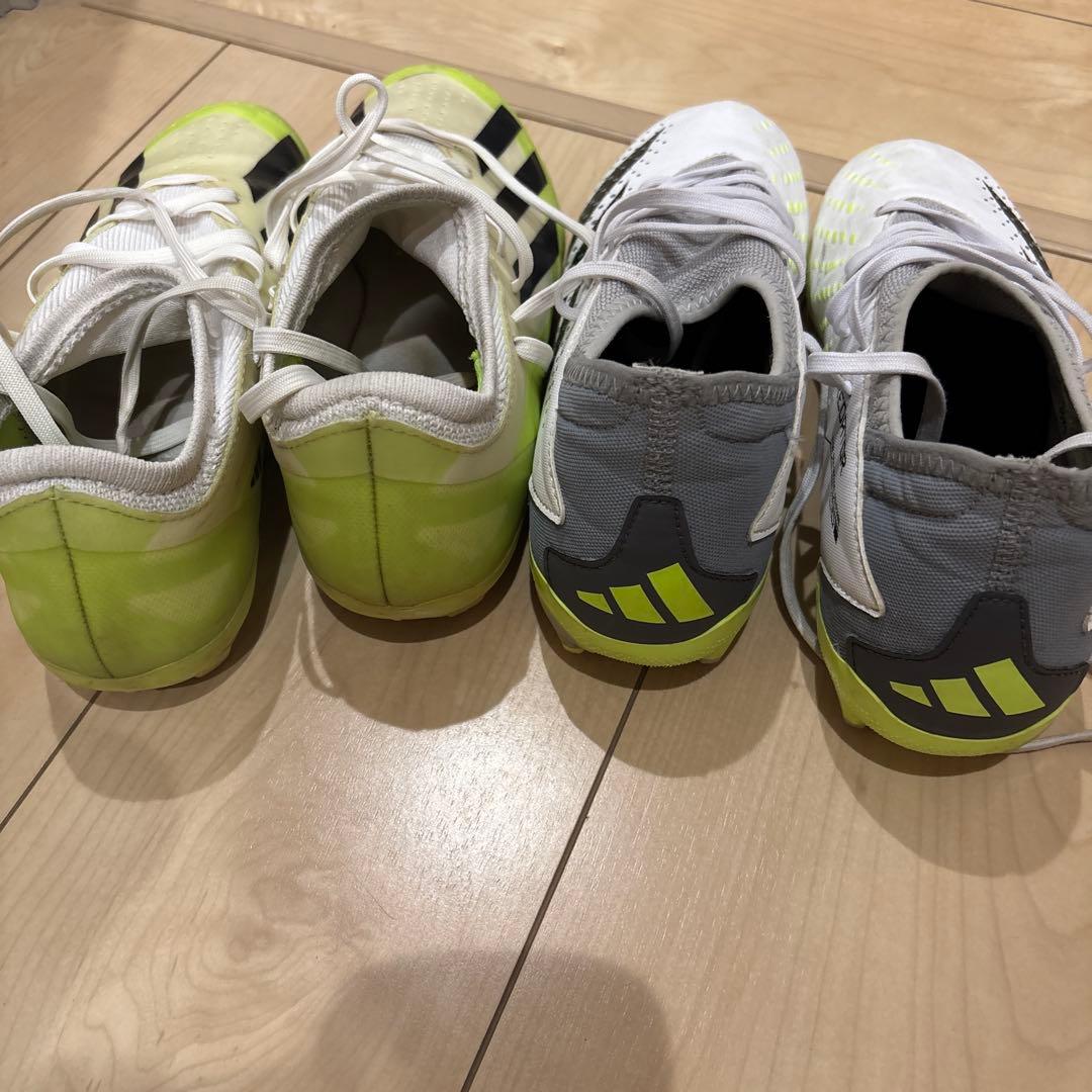 adidas Crazyfast サッカーシューズ24と24、5 二足