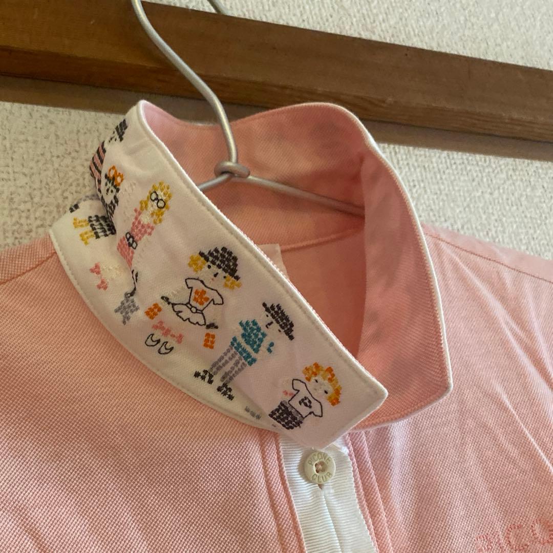 ピンク ポロシャツ レディース