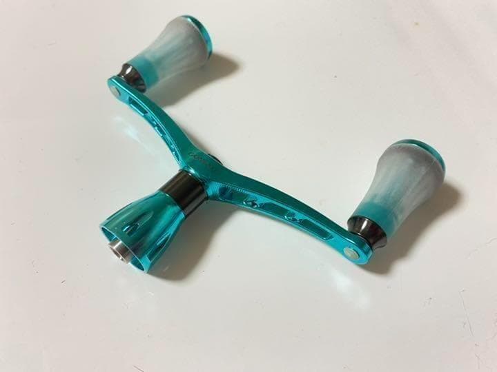 ゴメクサス　ダブルハンドル　98mm TPEノブダイワ　エメラルダスカラー
