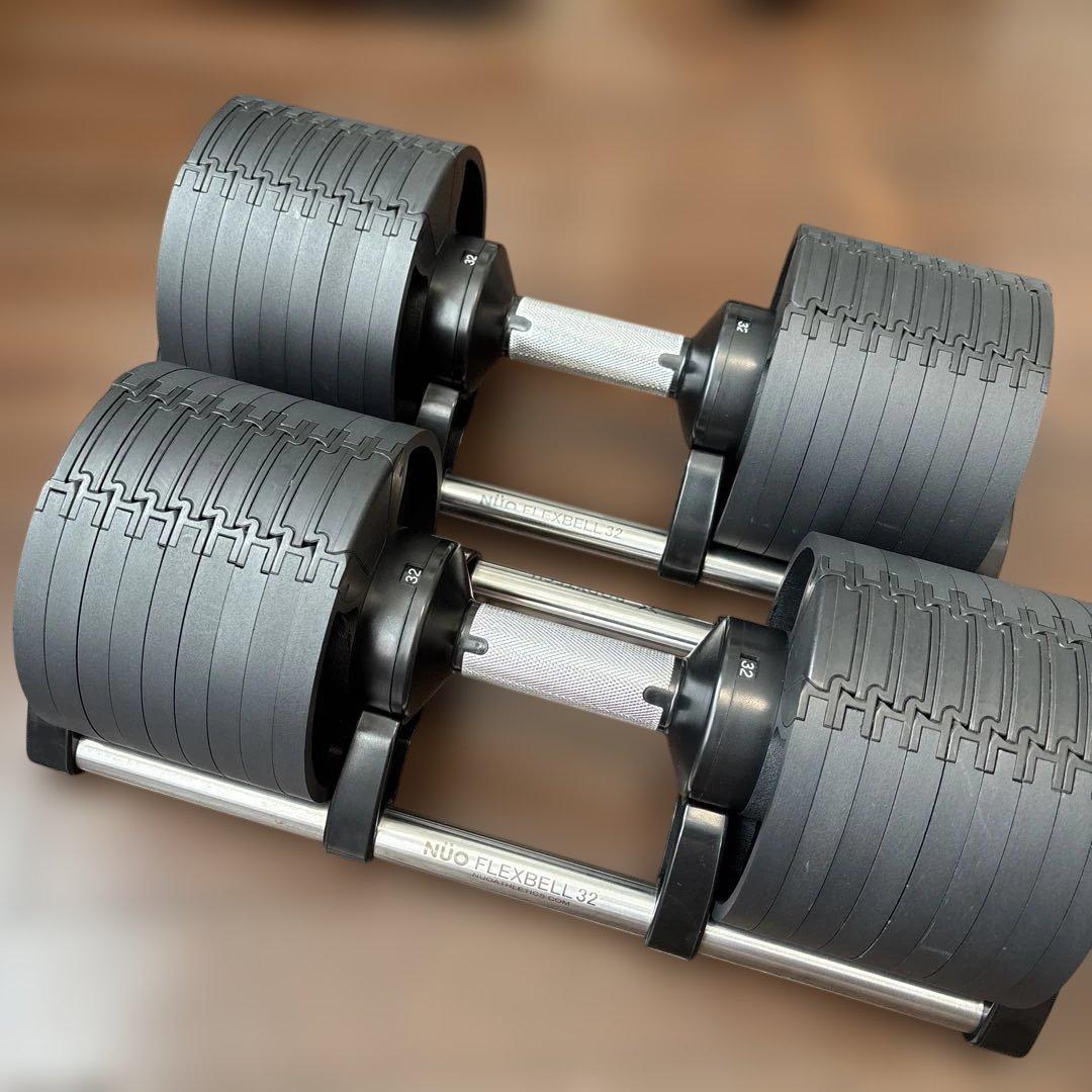 NÚO FLEXBELL 32kg 4kg刻みフレックスベル 可変式ダンベル①