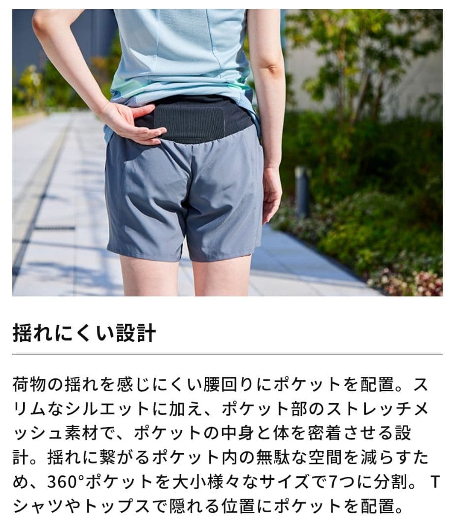 ミズノ ランニングマルチポケットパンツハーフ 3XL ディープネイビー