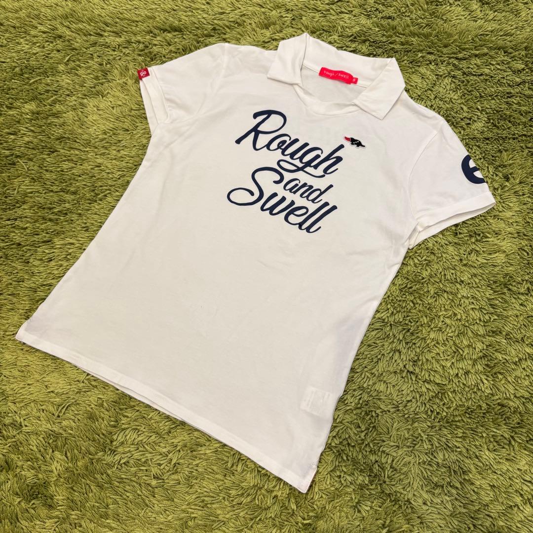 ROUGH&SWELL ラフアンドスウェル 襟付きシャツ tシャツ ホワイト Ｓ