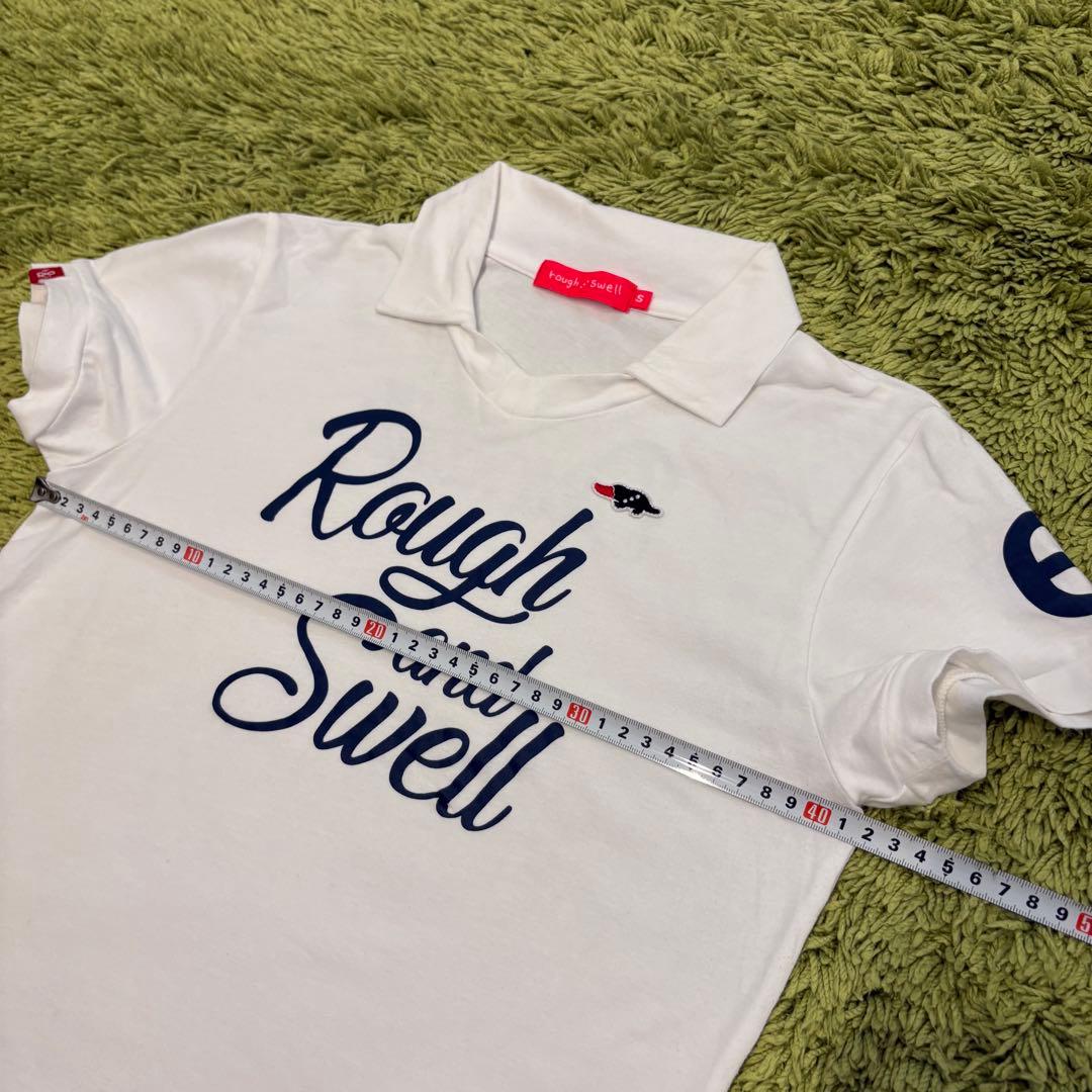 ROUGH&SWELL ラフアンドスウェル 襟付きシャツ tシャツ ホワイト Ｓ