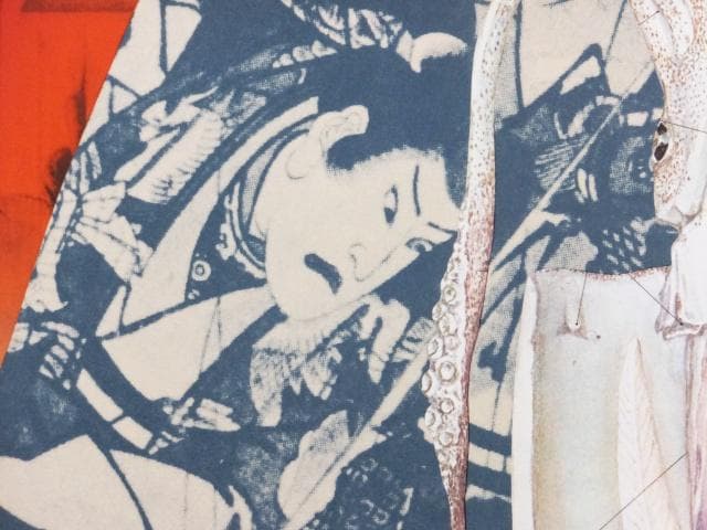 現代美術 大浦信行　直筆サイン『遠近を抱えてヨリ Ⅴ』リトグラフ　0317L