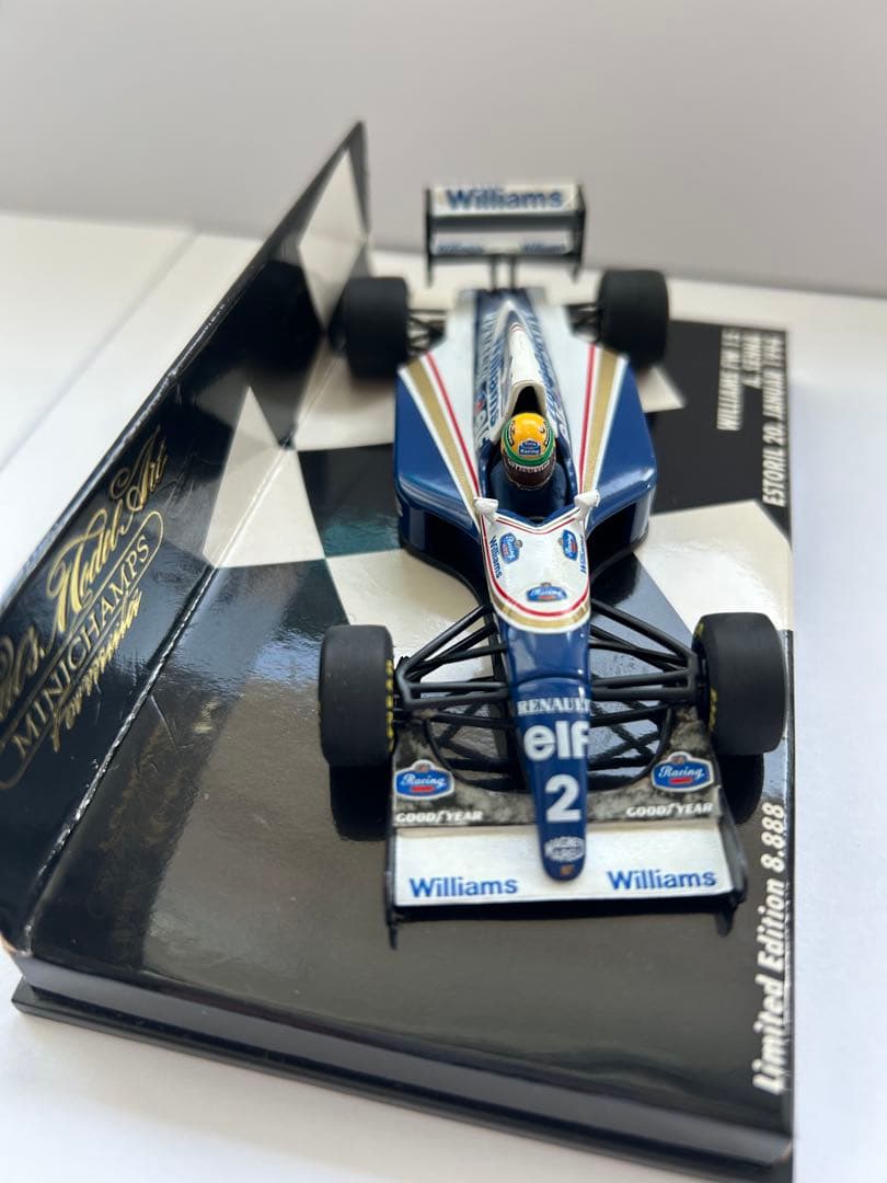 ミニチャンプス 1/43 ウイリアムズ ルノー　FW15 アイルトン•セナ 限定