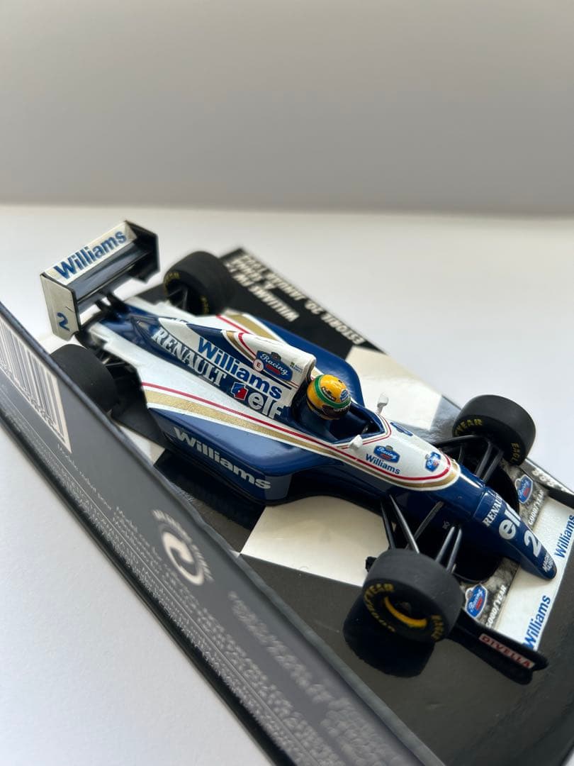ミニチャンプス 1/43 ウイリアムズ ルノー　FW15 アイルトン•セナ 限定