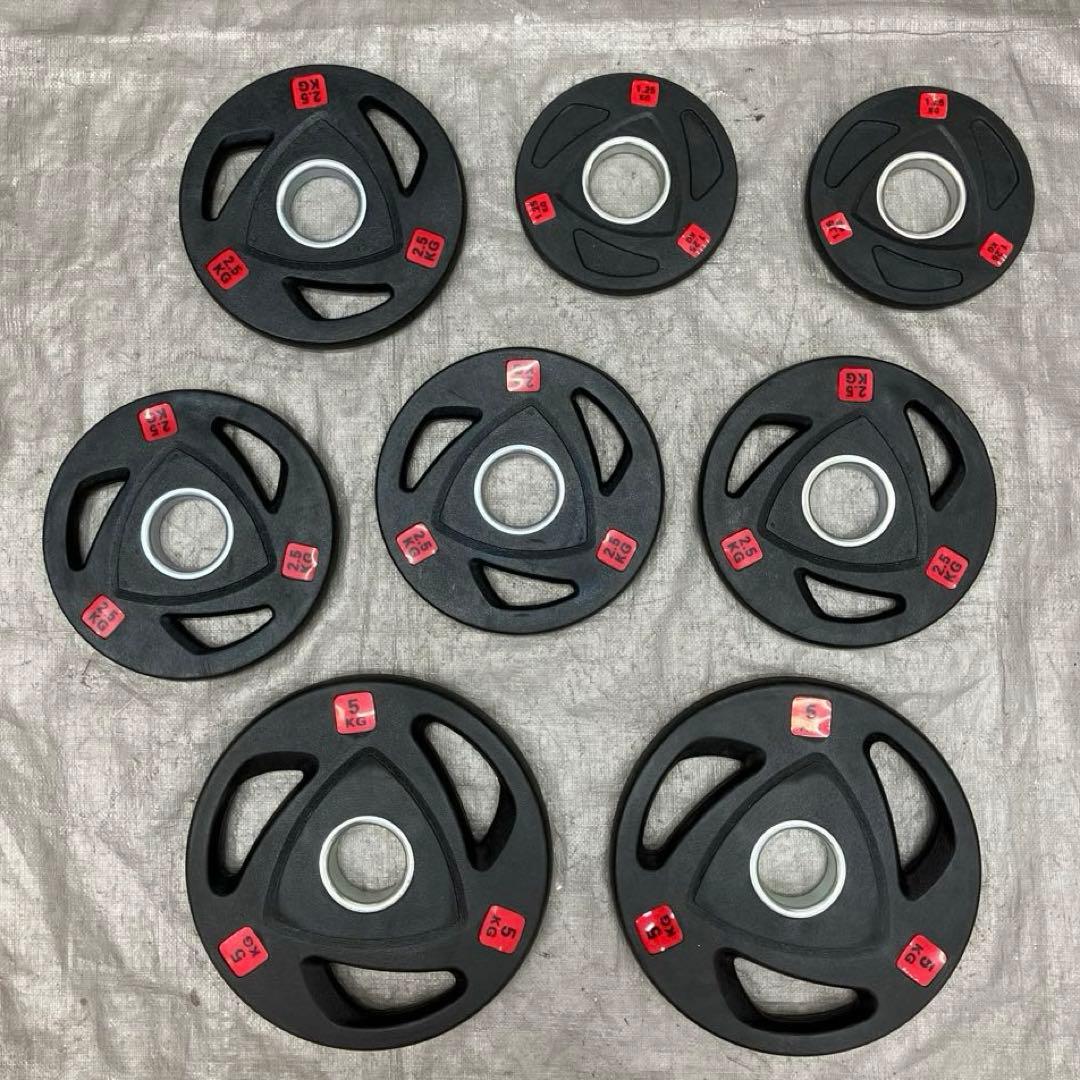■全国送料無料 バーベルプレート 22.5kg セット 合計8枚 50mm用