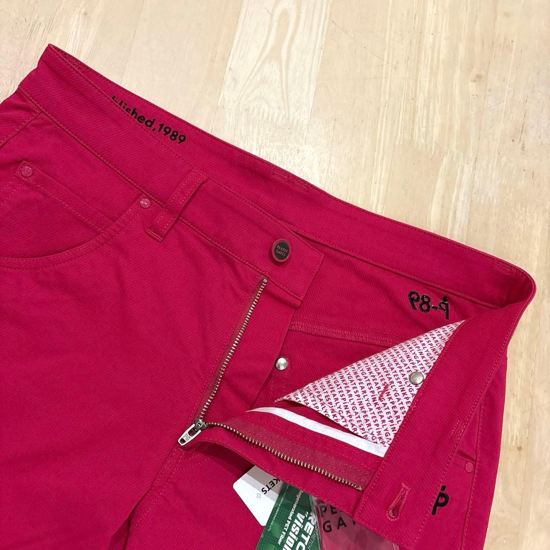 パーリーゲイツ☆新品 ドライストレッチドビーカルゼ 5ポケットパンツ