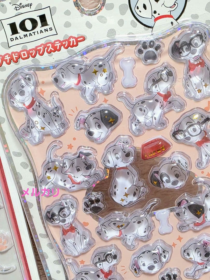 ディズニー 101匹わんちゃん ボンボンドロップシール プチドロップ セット