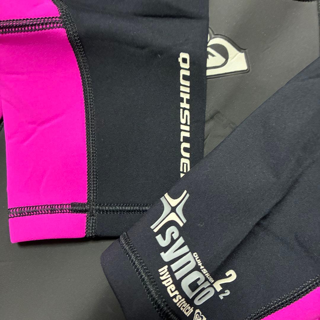 新品 ROXY スプリング　ウェットスーツ ピンク/ブラック