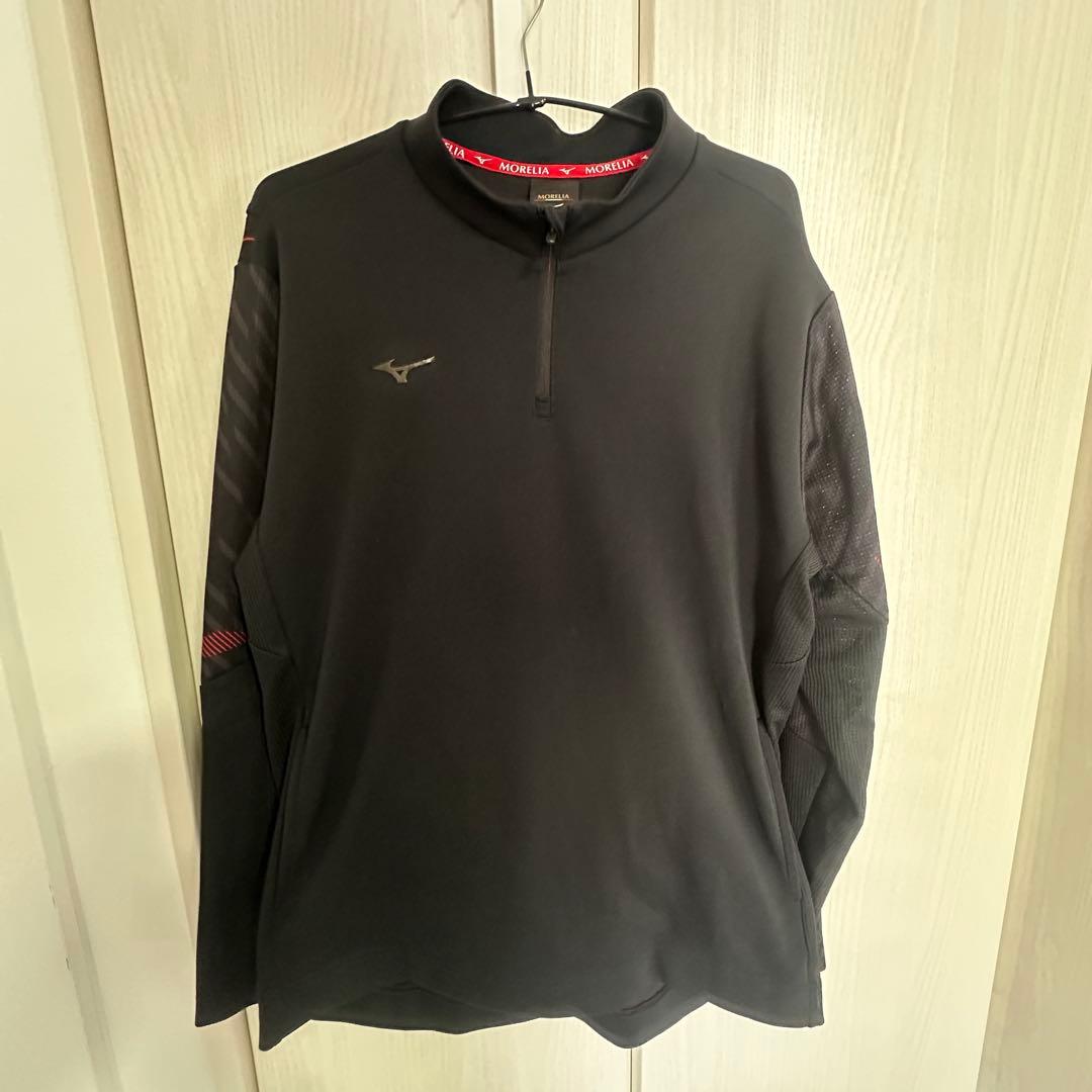 Mizuno Morelia XL ハーフジップジャージ ブラック