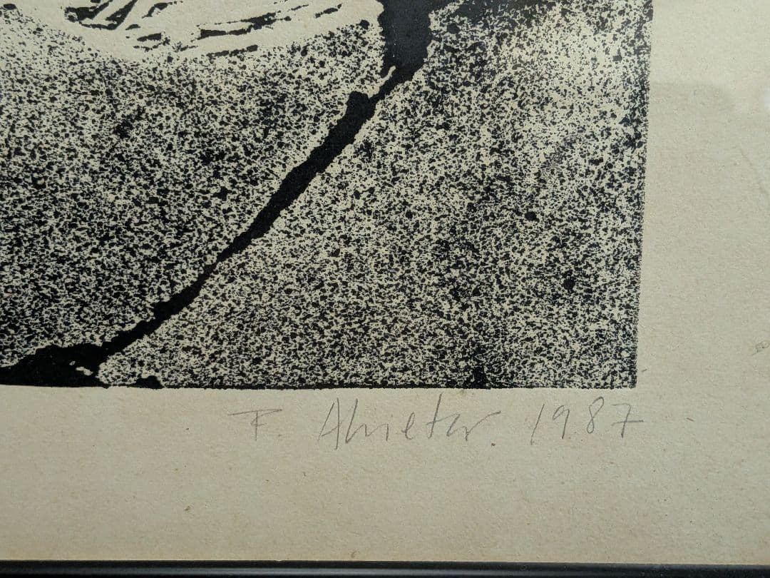 石版画 Mare Nostrum P/A 1987年　本物　フランス