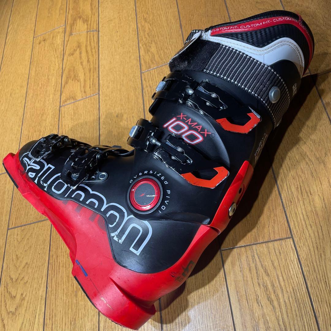 【値下げ】salomonサロモンX-MAX100 25.0-25.5cm 初中級