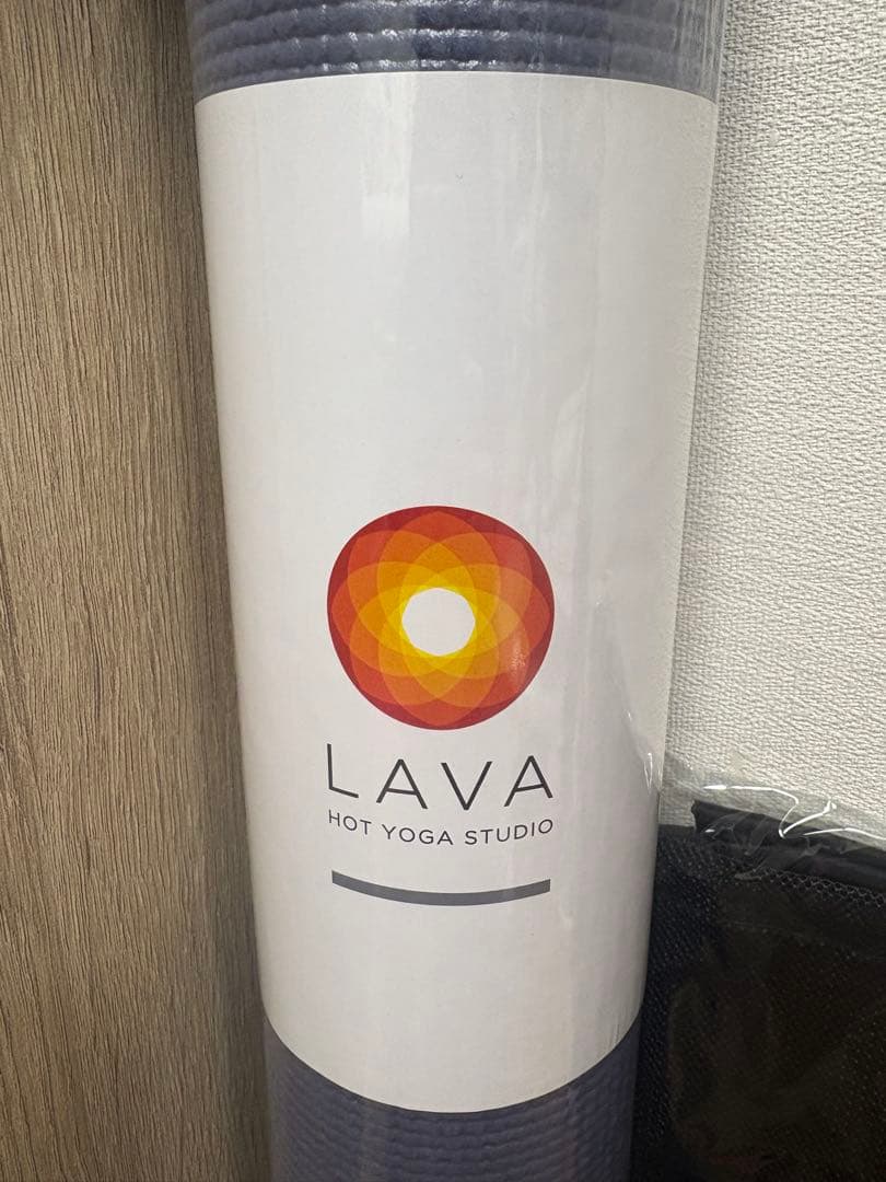 新品未使用　LAVA ヨガマット　ミッドナイトブルー　収納ケースセット