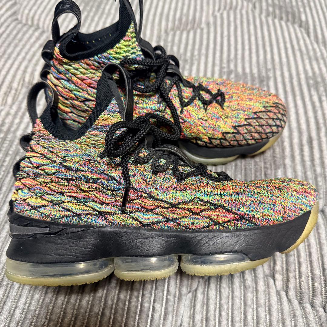 【ナイキ】NIKE LEBRON 15 マルチカラー　24.5cm