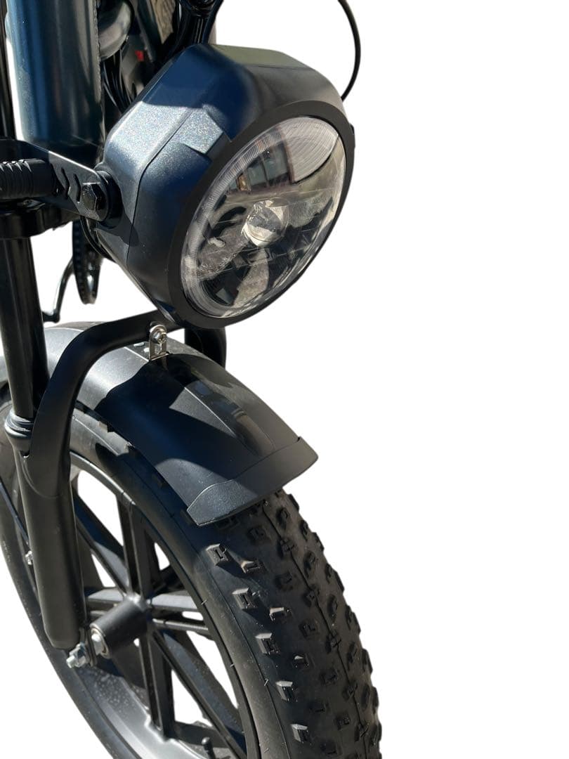 DEEPPOWER 折りたたみ電動自転車 ブラック オマケ付き