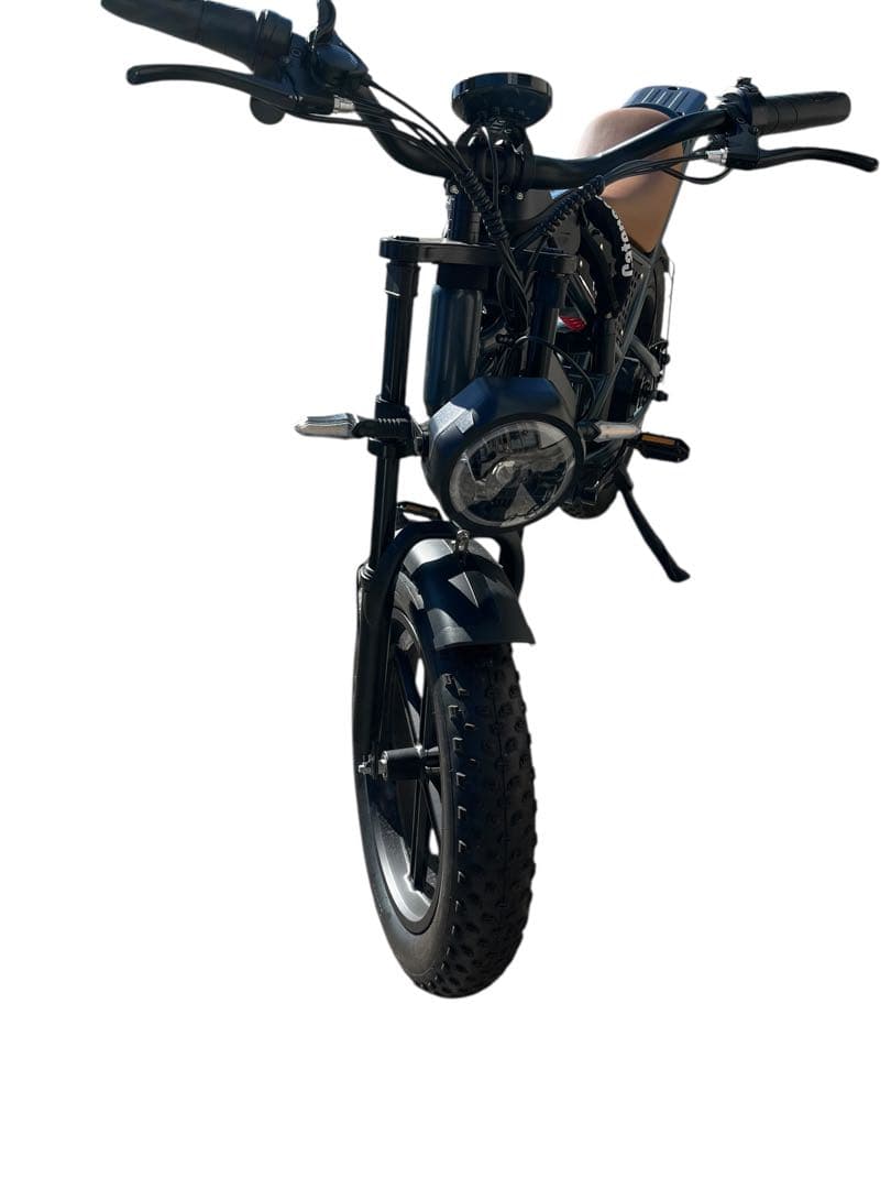 DEEPPOWER 折りたたみ電動自転車 ブラック オマケ付き