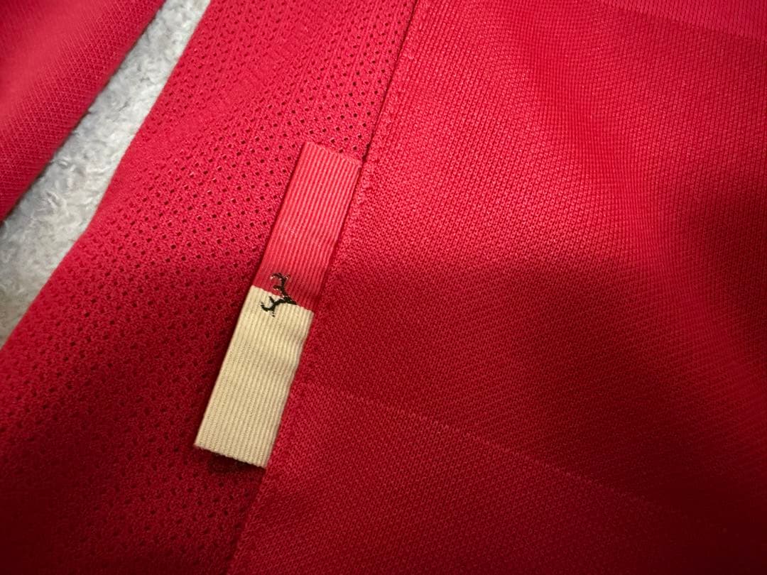 【美品】鹿島アントラーズ　長袖ユニフォーム　XL ゴールドエンブレム　背番号なし