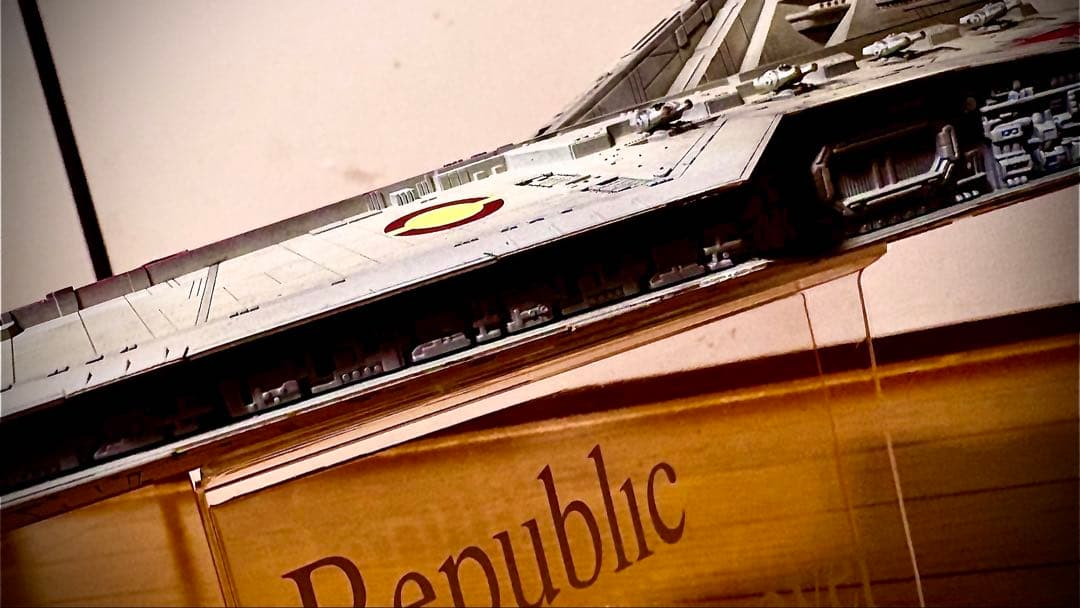絶版❗️STAR WARS:リパブリックスターデストロイヤー全長約53cm完成品