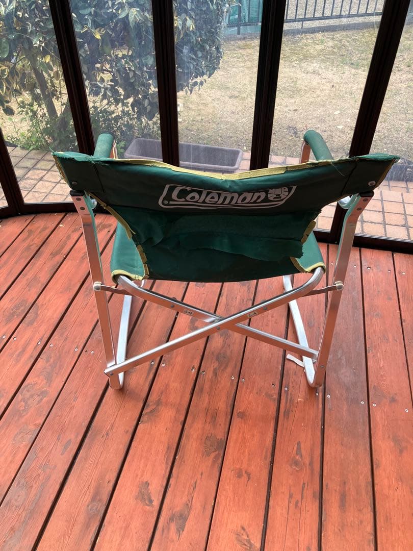 Coleman 折りたたみチェア 赤 緑 2脚セット
