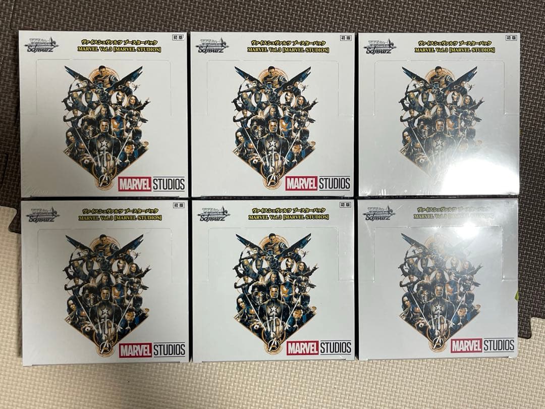 ヴァイスシュヴァルツ MARVEL マーベル vol.3 6 boxセット