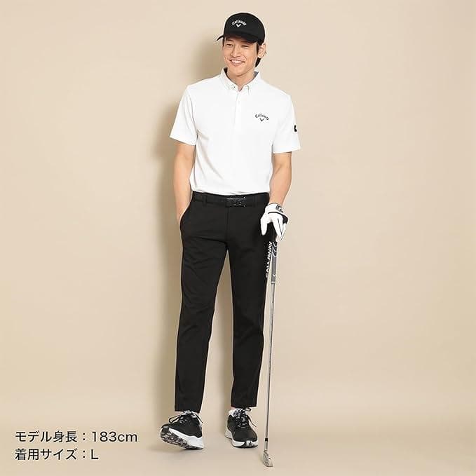 Callaway Apparel 半袖 ポロシャツ 吸汗速乾性 ホワイト M