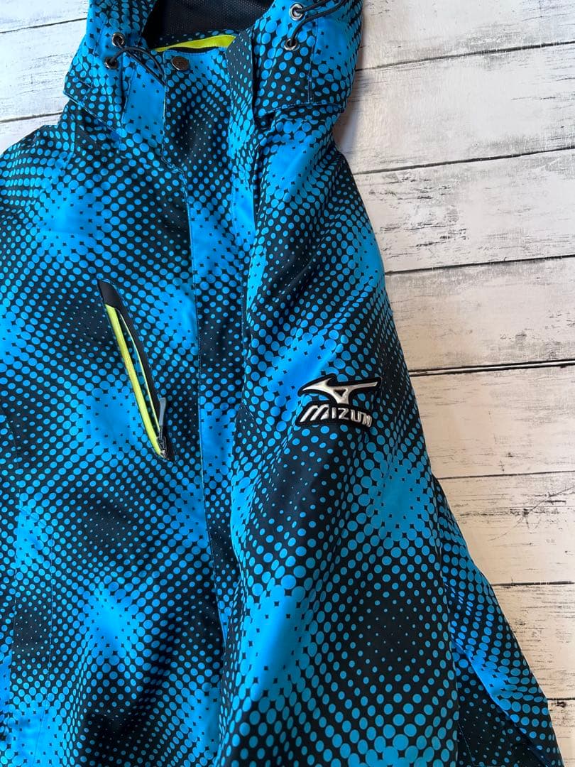 Mizuno スキーウェア Rサイズ 青/黒/黄