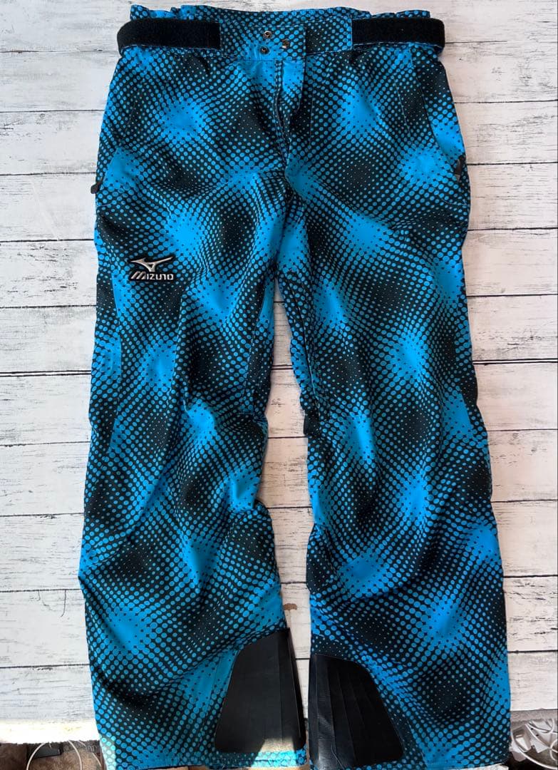 Mizuno スキーウェア Rサイズ 青/黒/黄