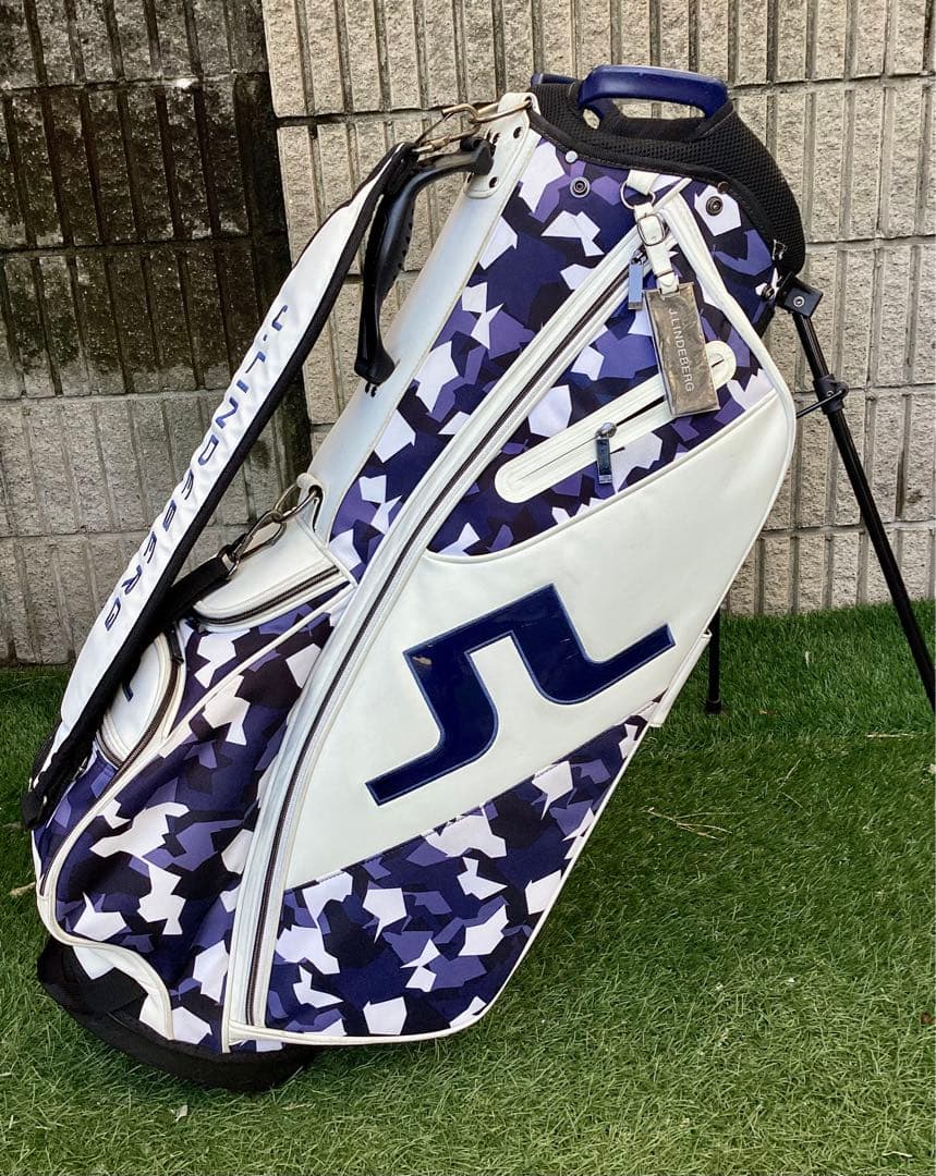 h*o様 訳ありJ.LINDEBERG Jリンドバーグスタンドキャディバッグ