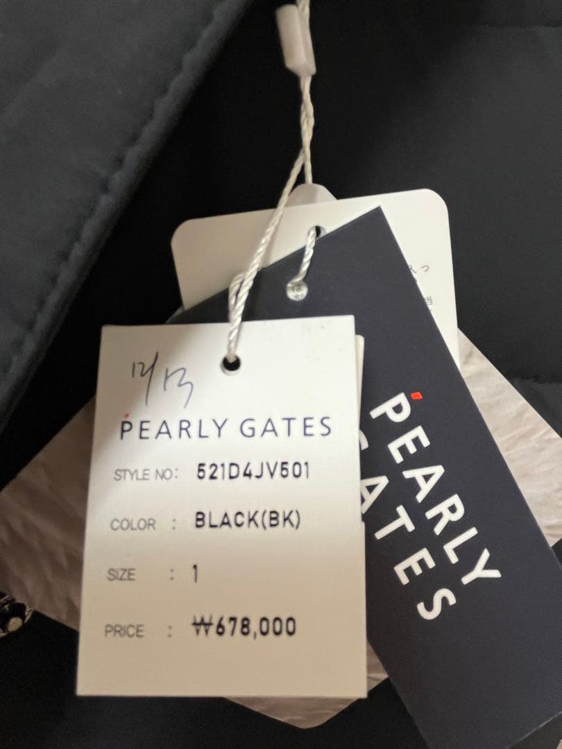 PEARLY GATES ゴルフ グースダウン パーリーゲイツ 韓国 ダウン