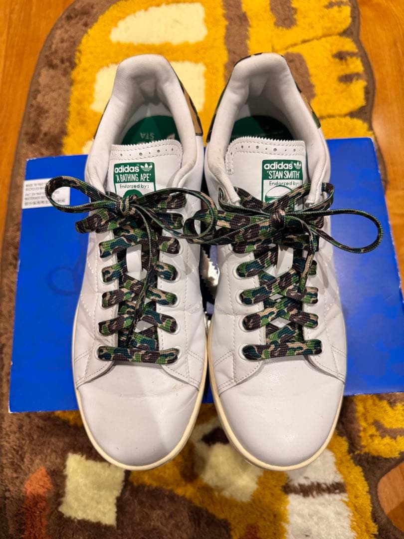 A BATHING APE® adidas ゴルフ スタンスミス エイプ