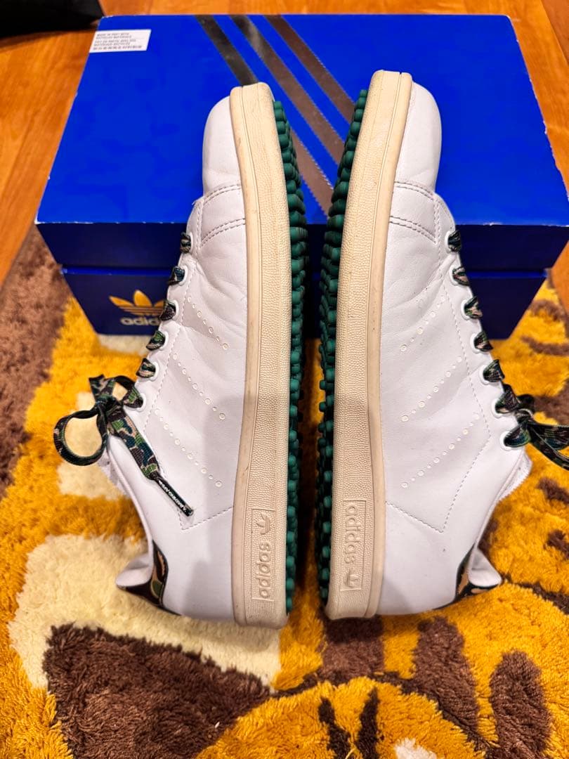 A BATHING APE® adidas ゴルフ スタンスミス エイプ
