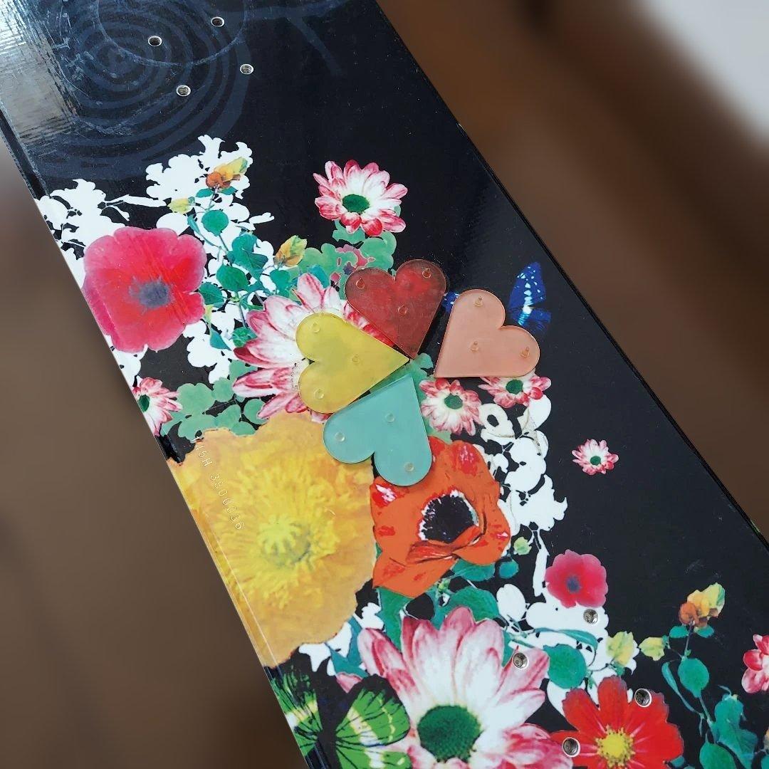 Scolar スノーボード 花柄142cm