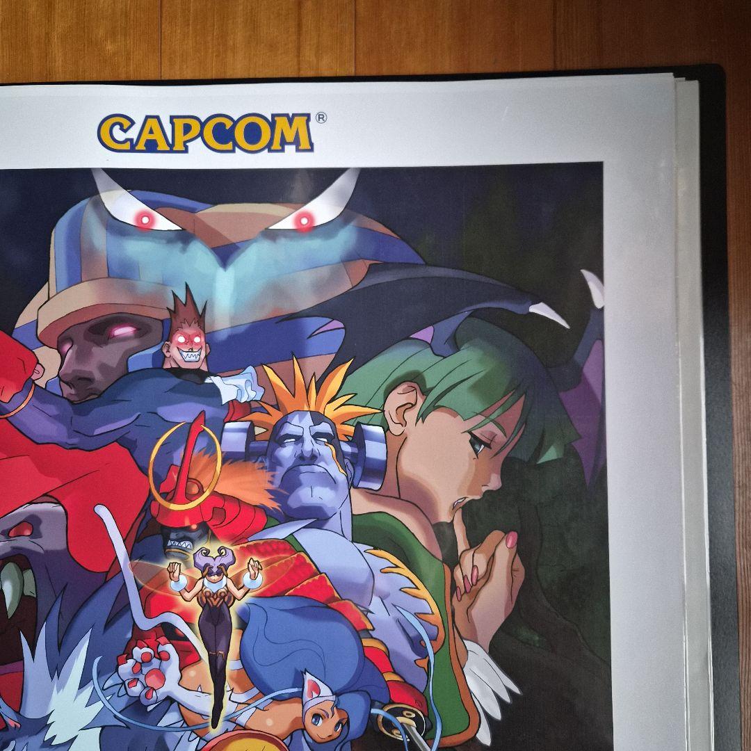 CAPCOM VAMPIRE SAVIOR ポスター b2 ヴァンパイアセイバー