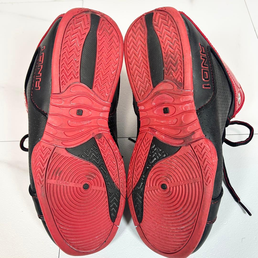 希少❗️AND1 バスケットボールシューズ　赤　ASSAULT MID 24cm