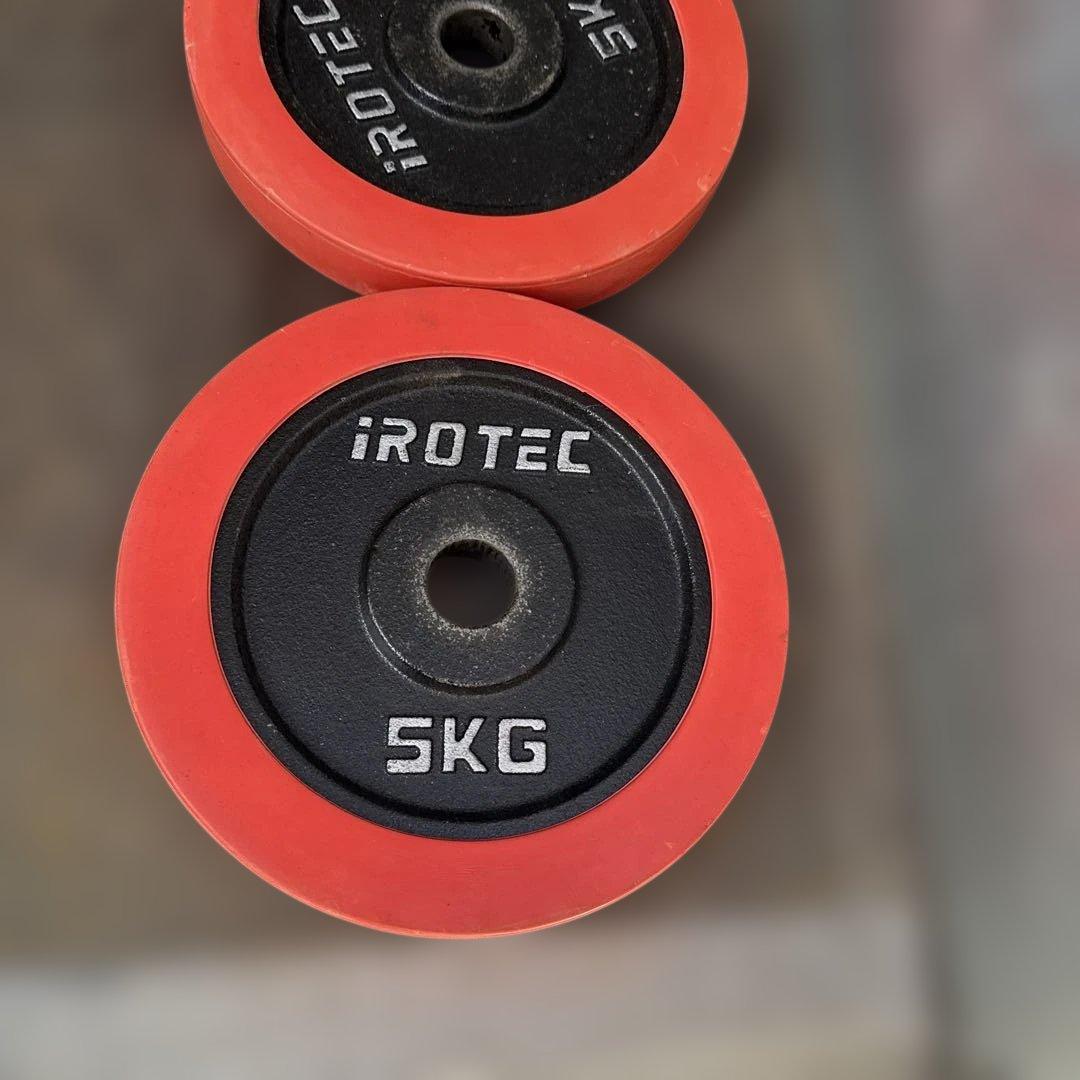 Grong iROTECダンベルプレート4枚セット5kg4枚