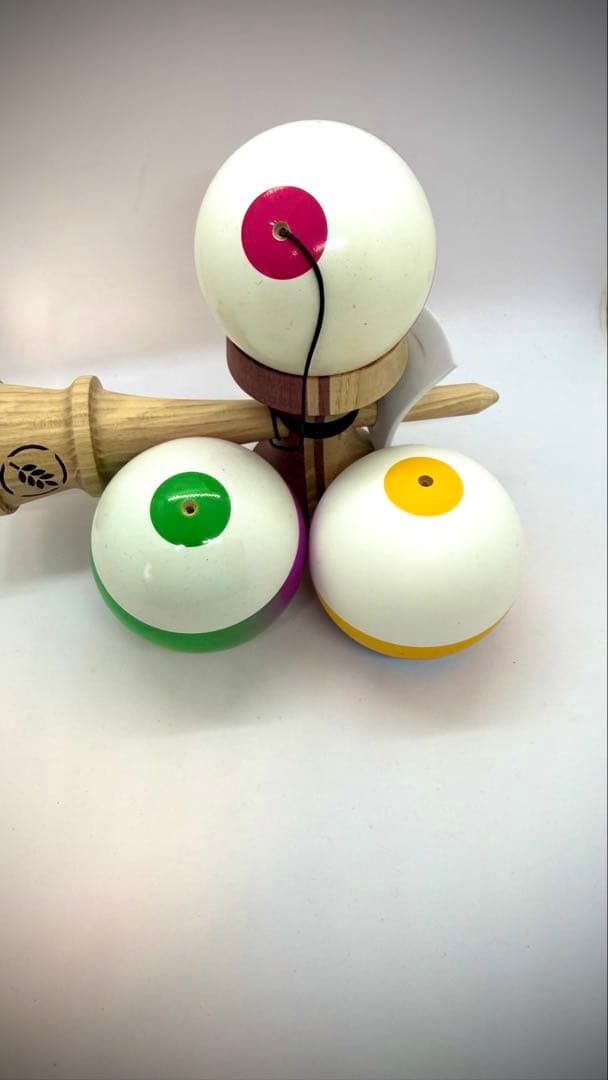 【穴経26.0mm】Cereal Kendama玉3種類+Hybrid 2oけん