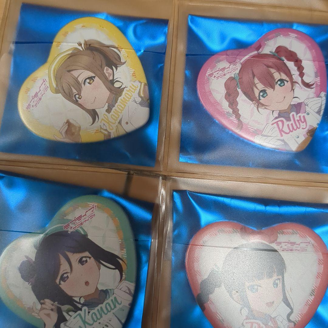 ラブライブサンシャインAqours　ハート缶バッジ9個セット