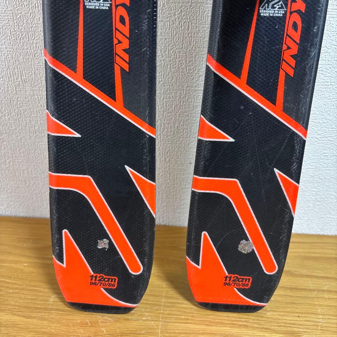 ジュニアスキーセット　K2 INDY 112cm hart 23cm