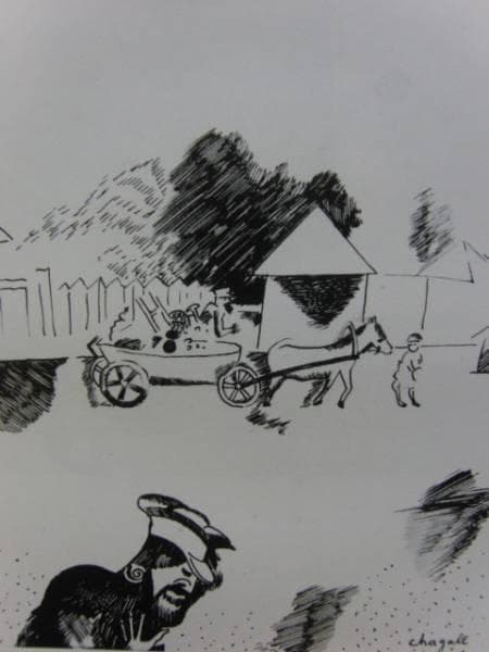 マルク・シャガール 51、希少画集画、新品額装付