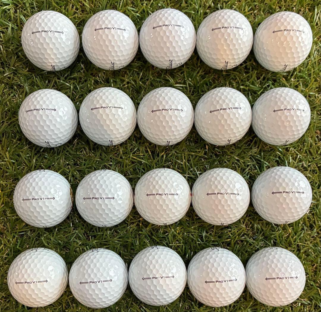 値下げ！575★S・A・特AB★タイトリスト ProV1 ホワイト 20球
